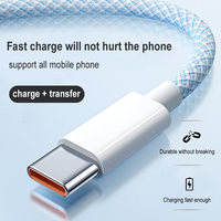 Cable USB Tipo-C PD Original 3A, Carga Rápida y Transferencia de Datos, Nailon, 5A, 1m de Longitud, para Teléfono