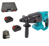 Marteau perforateur rotatif sans fil multifonctionnel professionnel industriel, batterie lithium-ion rechargeable, perceuse à percussion