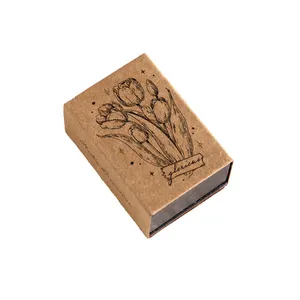 1 Stuks Houten Stempel Vier Seizoenen In Het Wild Diy Briefpapier Handboek Decoratieve Prints