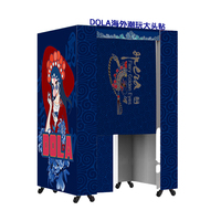 Kiosque photo automatique pour selfies avec cadre personnalisé, machine à autocollants photo, machine à impression photo portable, cabine photo privée