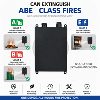 Unité d'extinction d'incendie certifiée non pressurisée en acier inoxydable FK-5-1-12 pour système de stockage d'énergie par batterie (BESS)