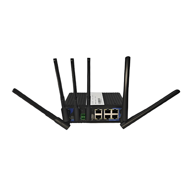 High Speed MIMO 5G NR Industrial Cellular Smart MQTT Gateway IoT Modem Router Serial Port 5*RS485 1*RS232 DI/DO