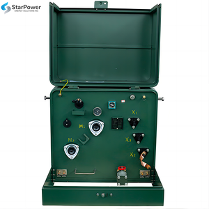 167kVA ที่มีอายุการใช้งานยาวนาน7600V 120/240V, หม้อแปลงที่อยู่อาศัยเฟสเดียวเอาต์พุต110V/220V ความถี่60Hz MV และ HV - Product Image 1