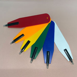 Renkli mermi şekli düz imi tükenmez kalem ile 0.5mm yazma genişliği özel Logo baskı ve kalemlik - Product Image 4