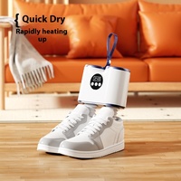 Mini séchoir à air chaud multifonctionnel pour chaussures Séchoir à vêtements électrique portable pour chaussures Séchoir à vêtements Cintre Séchoir à chaussettes