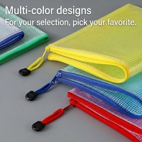 Venta Directa de Fábrica, Tamaño Opcional, Portadocumentos de Plástico PVC Impermeable, Bolsas de Archivo A4 de Malla con Logotipo Personalizado