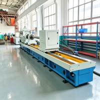 Machine de perçage horizontal CNC à prix abordable et de perçage automatique pour trous profonds, 6 m, haute efficacité, pompe à moteur à engrenages 220 V