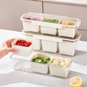 กล่องเก็บเครื่องเทศในครัวพร้อมฝาปิดสำหรับใช้ในบ้าน ภาชนะพลาสติกเกรดอาหารทรงแปดเหลี่ยมแบบมีรูระบายน้ำ รุ่น BK8821/8822 - Product Image 4