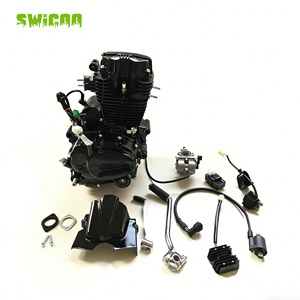 SWICOO Nouveau moteur de haute qualité <span class=keywords><strong>250cc</strong></span> 4 temps refroidi par air électrique/à démarrage manuel 1 167MM Marque <span class=keywords><strong>LIFAN</strong></span> CG250 5 vitesses pour moto tout-terrain ATV <span class=keywords><strong>Quad</strong></span> - Product Image 2