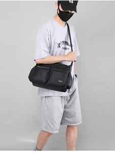 Sac de Poitrine Sportif en Nylon Personnalisé avec Logo, Sac Bandoulière Portable pour Course en Plein Air, Sac de Voyage pour Hommes, Sac à Bandoulière pour la Gym - Product Image 5