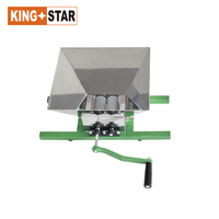 Hot Koop 7L Neergehaald Fruit Machine Voor Sap Rvs Hopper Industriële Farm Druif Crusher
