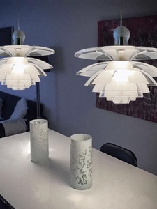 Đan Mạch thiết kế hiện đại tối giản kính <span class=keywords><strong>Pinecone</strong></span> Đèn chùm sắt nhà hàng phòng ngủ đảo bảng retro cổ điển phòng khách đèn - Product Image 4