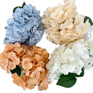 DREA - Tallo de Flor Artificial de Hortensia de Seda Realista, Pétalos Grandes, 5 Ramas, Decoración para Bodas, Hogar y Fiestas, Venta al por Mayor - Product Image 6