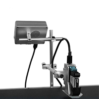 Impresora Industrial de Inyección de Tinta en Línea con Boquilla de 12.7/25.4 mm para Impresión de Códigos QR, Códigos de Barras, Números de Lote, Logotipos y Fechas, Impresora de Solventes
