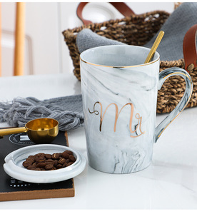 European Simple 15OZ Porcelain Mug Sublime Customized Logo <b>Large</b> High Value Creative Stitching Business Gift Dishwasher <b>Safe</b> - Product Image 1