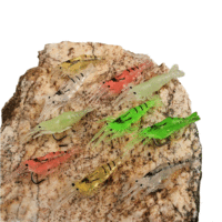 Leurre souple crevette nageuse 4,5 cm 2g – Leurres de pêche artificiels réalistes pour eau douce et eau salée