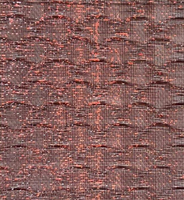 Tissu métallique tissé en acier inoxydable texturé multicolore à motif nid d'abeille scintillant, pour la découpe et le pliage haut de gamme