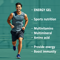 OEM/ODM Lebensmittelqualität GMO-freies Energie-Gel Nahrungsergänzungsmittel Private Label Magenfreundlich 10-19g Protein Ausdauer-Training