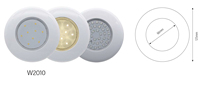 Luz LED Sumergible para Piscina IP68, 12V 9W 125mm, Resina Epoxi, para Piscinas Enterradas, SPA