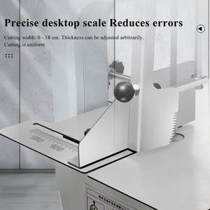 Sega per Ossa 1800W, Corpo Completo in Acciaio Inox 304, Lama 2025mm con Contenitore per Residui, Arresto di Emergenza, 110/220/240V - Product Image 4