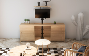 Nuovo <span class=keywords><strong>Supporto</strong></span> <span class=keywords><strong>TV</strong></span> Elettrico Regolabile in Altezza da 32-70 Pollici con Telecomando <span class=keywords><strong>per</strong></span> Sollevamento Automatico <span class=keywords><strong>TV</strong></span> - Product Image 6