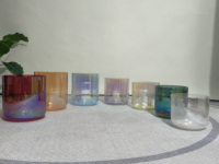 Q're Yoga Sonido sagrado increíble Tamaño grande Chakra Color Cósmico claro Cristal Cuencos para cantar Sonido Curación Meditación Energe Balance