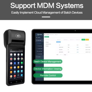 <span class=keywords><strong>Terminal</strong></span> <span class=keywords><strong>de</strong></span> <span class=keywords><strong>paiement</strong></span> <span class=keywords><strong>mobile</strong></span> intelligent tout-en-un 5,5 pouces avec écran tactile Android pour caisse enregistreuse portable - Product Image 3