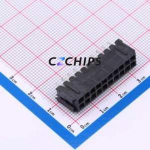 BX-MX3.0-2-10PZZ Wire-to-Board Pin Header Through hole Component (THT),P=3mm Connector 2x10P 3mm Through Hole Micro-Fit (MX 3.0) - Product Image 1