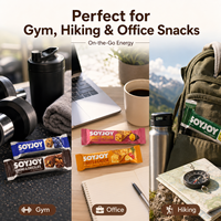 Bolsa de Embalaje para Barras de Proteína con Impresión Digital Personalizada, Bolsa Flow Wrap, Acabado Mate de Alta Barrera, Reciclable, Bajo MOQ, Bolsa de Fábrica