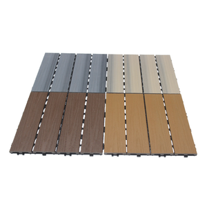 Tự làm ngoài trời <span class=keywords><strong>Composite</strong></span> gỗ PE gạch 300*300mm coextruded WPC sàn <span class=keywords><strong>decking</strong></span> cho Patio không thấm nước mịn kỹ thuật bao gồm - Product Image 2