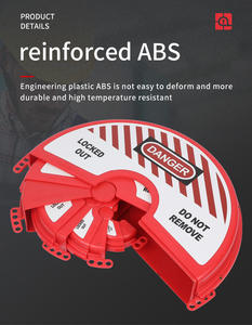Serrure de soupape de sécurité principale normalisée utilisée dans le <span class=keywords><strong>cadenas</strong></span> de sécurité Loto de zone industrielle - Product Image 6