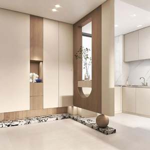 WoodenShelving Built-in Library Wall Customizable Living Room Bookcase Laminated Board Wine <b>Cabinet</b> Living RoomFurniture Display - Product Image 3