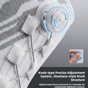 Rodillera Deportiva de Compresión Tejida Transpirable con Ajuste de Perilla para Fitness, Baloncesto y Running al por Mayor - Product Image 3