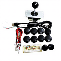 Kit DIY Encodeur USB pour Arcade, Ensemble de Joysticks et Boutons Sanwa pour Jeu d'Arcade MAME