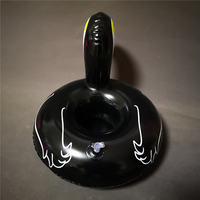 Porte-bouteille de vin gonflable transparent en PVC, seau à glace flottant, bac à boissons, cadeau