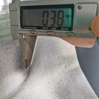 Tissu en microfibre enduit d'aramide ignifuge et aluminisé pour vêtements de travail et vêtements de soudage