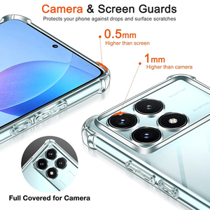 Coque souple transparente antichoc pour <span class=keywords><strong>Xiaomi</strong></span> <span class=keywords><strong>POCO</strong></span> F6 X6 M6 F5 X5 <span class=keywords><strong>F4</strong></span> F3 X4 X3 M4 <span class=keywords><strong>Pro</strong></span> 4G <span class=keywords><strong>5G</strong></span> Silicone couverture transparente coque Ultra mince - Product Image 3