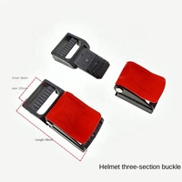 Boucle de déverrouillage rapide réglable pour casque, accessoires de moto