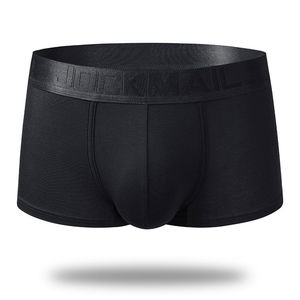 <span class=keywords><strong>JOCKMAIL</strong></span>-Calzoncillos de alta calidad para hombre, calzoncillos transpirables de rayón de color sólido con logotipo de impresión digital, calzoncillos para jóvenes - Product Image 3