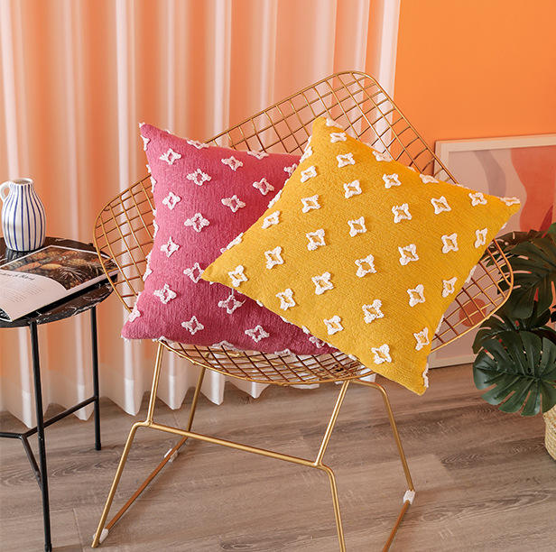 Cojines y accesorios 2 Fundas de Almohada Decorativas para sofá Rojo, 40x40cm Cojines para Cama y sofá Almohadas Decorativas Fundas Almohada de Terciopelo vemax.es