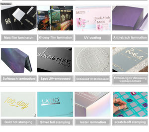 Pacchetto di servizi di stampa personalizzata Flip per la cura della pelle scatole di imballaggio per il trucco visagista scatola cosmetica - Product Image 5