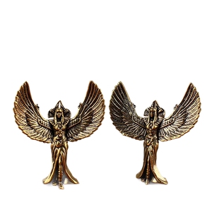 Statuetta Unica in Bronzo a <span class=keywords><strong>Sei</strong></span> Ali - Artigianato in Metallo Placcato per Decorazione, Regalo Ideale per Natale, Pasqua e Altro - Product Image 5