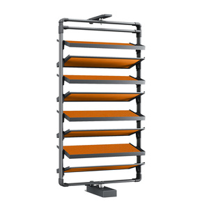 Household Durable Revolving Aluminum <b>Shoe</b> <b>Storage</b> <b>Rack</b> Space-Saving Multi-Layer Slim Rotating Cabinet Hardware Fittings - Product Image 1