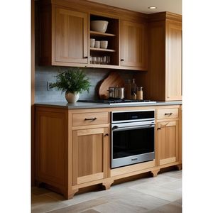 Tủ bếp Shaker gỗ rắn: phong cách hiện đại cho nhà bếp mở khái niệm - Product Image 4