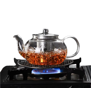 แก้วบอโรซิลิเกตสูงทนทานต่อการใช้กับเครื่องล้างจานกาน้ำชา800มล. กาน้ำชาพร้อมที่กรอง - Product Image 4