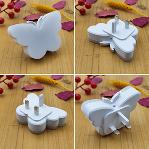 Veilleuse Papillon pour Chambre d'Enfant, Lampe Décorative LED à Lumière Douce et Chaude, Matériau ABS, Éclairage Domestique - Product Image 4