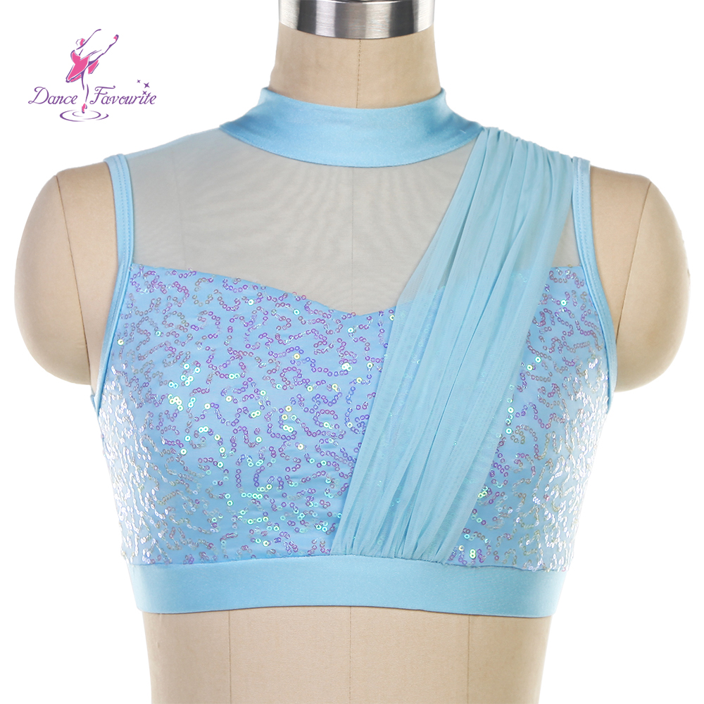 New Pale Blue Sequin Ballet Dancing Dress - Lyrical & Contemporary Dance Costume for Adults - Perfect for Stage Performances New Pale Blue Sequin Ballet Dancing Dress - Lyrical & Contemporary Dance Costume for Adults - Perfect for Stage Performances