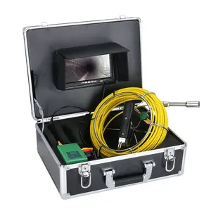 23Mm 7 Inch Scherm 1000 Tvl Hd Duwstang Riool Pijp Inspectie Camera Met Dvr