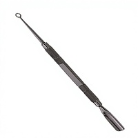 Pousse-ongles et nettoyeur double-embout en acier inoxydable réutilisable de haute qualité ASAP pour manucure et soin des mains