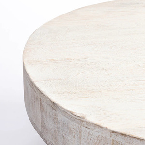 <b>Rustic</b> Round Mango <b>Wood</b> Coffee <b>Table</b> Eco-Friendly Coffee <b>Table</b>-Living Room Furniture - Product Image 4